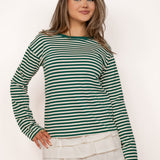 Striped longsleeve ★ green