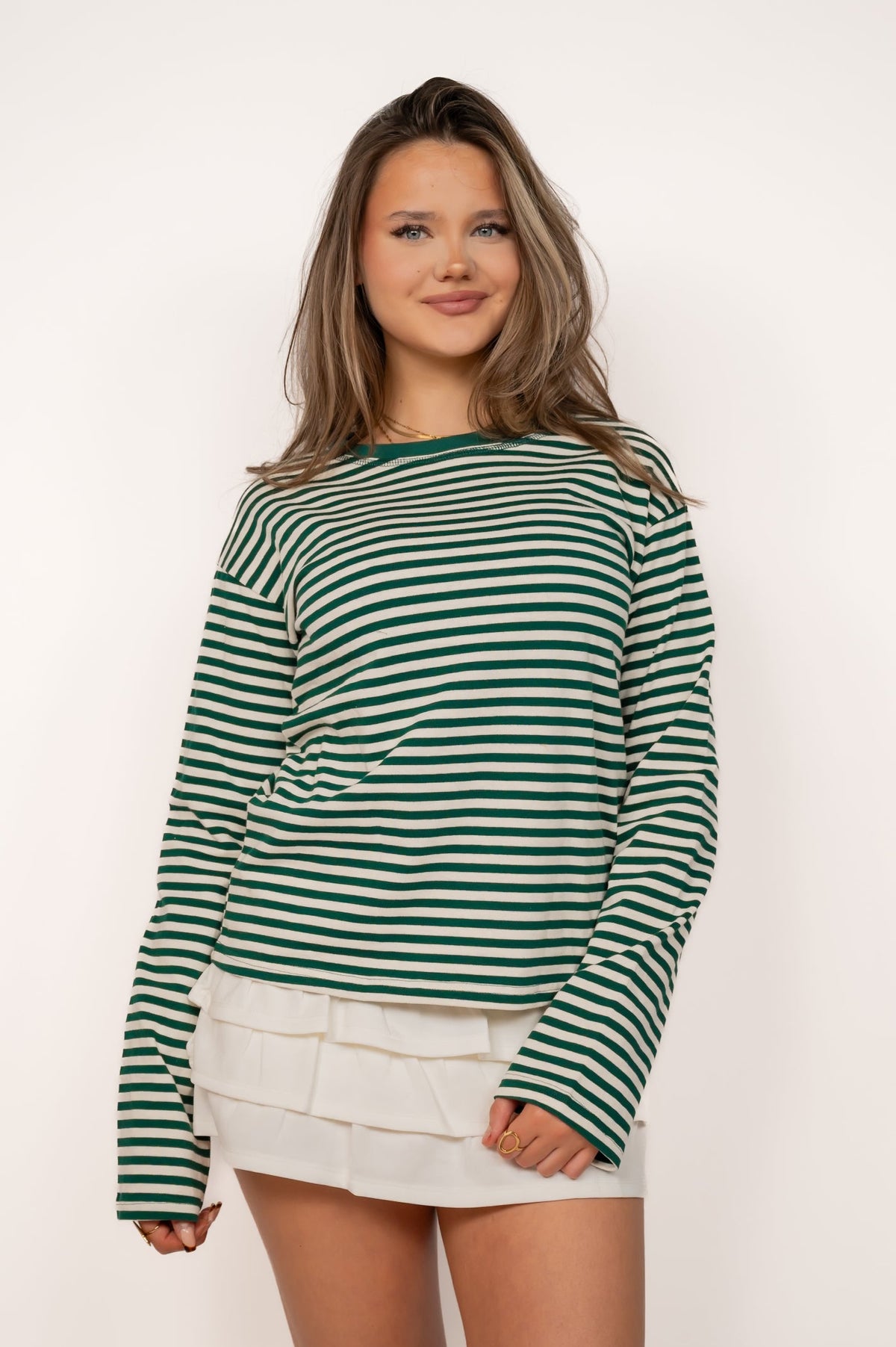 Striped Longsleeve Green