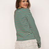 Striped longsleeve ★ green