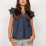 LIVIA BLOUSE ★ NAVY
