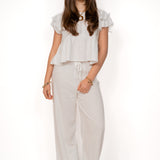 LINEN PANTS ★ WHITE