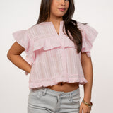 ELOISE BLOUSE ★ BABY PINK