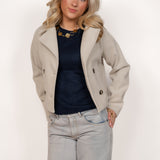 SHORT TRENCH ★ BEIGE