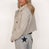 SHORT TRENCH ★ BEIGE