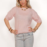 Scandi knit ★ baby pink