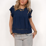 DAISY BLOUSE ★ NAVY