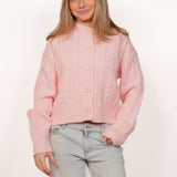 Knitted vest ★ baby pink