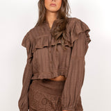 Florine blouse ★ brown