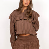 Florine blouse ★ brown