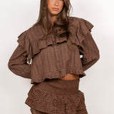 Florine blouse ★ brown