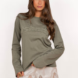 Signature longsleeve  ★ olive