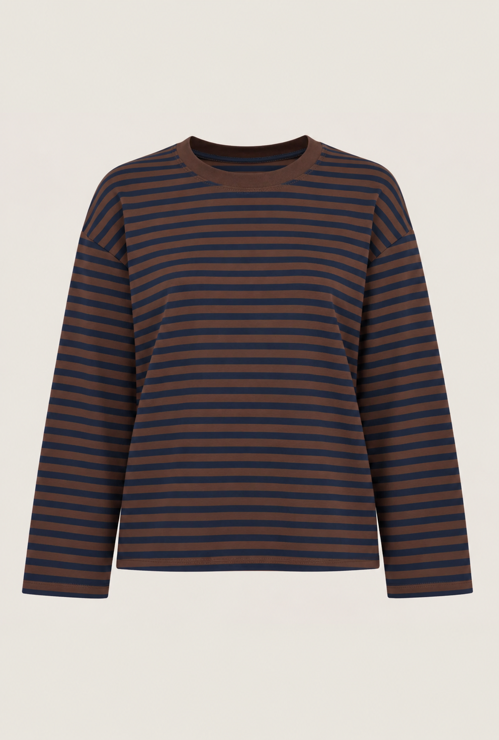 Striped longsleeve ★ brown