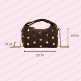 Milano studs bag ★ brown