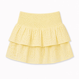 Broderie skirt ★ yellow
