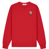 SWEATER ★ 8 ball leopard red