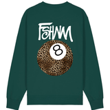 SWEATER ★ 8 ball leopard forest