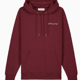 Glitter stockholm hoodie ★ bordeaux