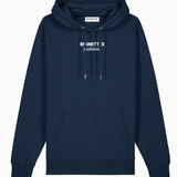 Glitzernder Stockholm-Hoodie ★ Französisches Marineblau