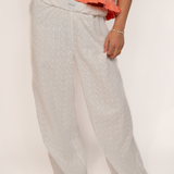 Broderie pants ★ white