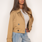 Scandi trench ★ camel