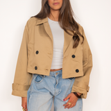 Scandi trench ★ camel