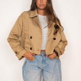 Scandi trench ★ camel