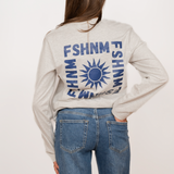 Golden aura longsleeve ★ cool grey