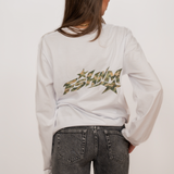 Camo star longsleeve ★ white