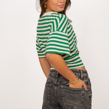 Bodil top ★ striped green