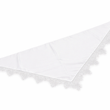 Silk lace scarf ★ white
