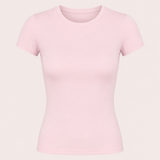 Basic-Kurzarm-Top ★ Babyrosa