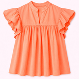 Livia blouse ★ coral